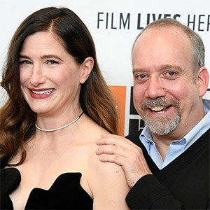 Kathryn Hahn ('01) and Paul Giamatti ('94)