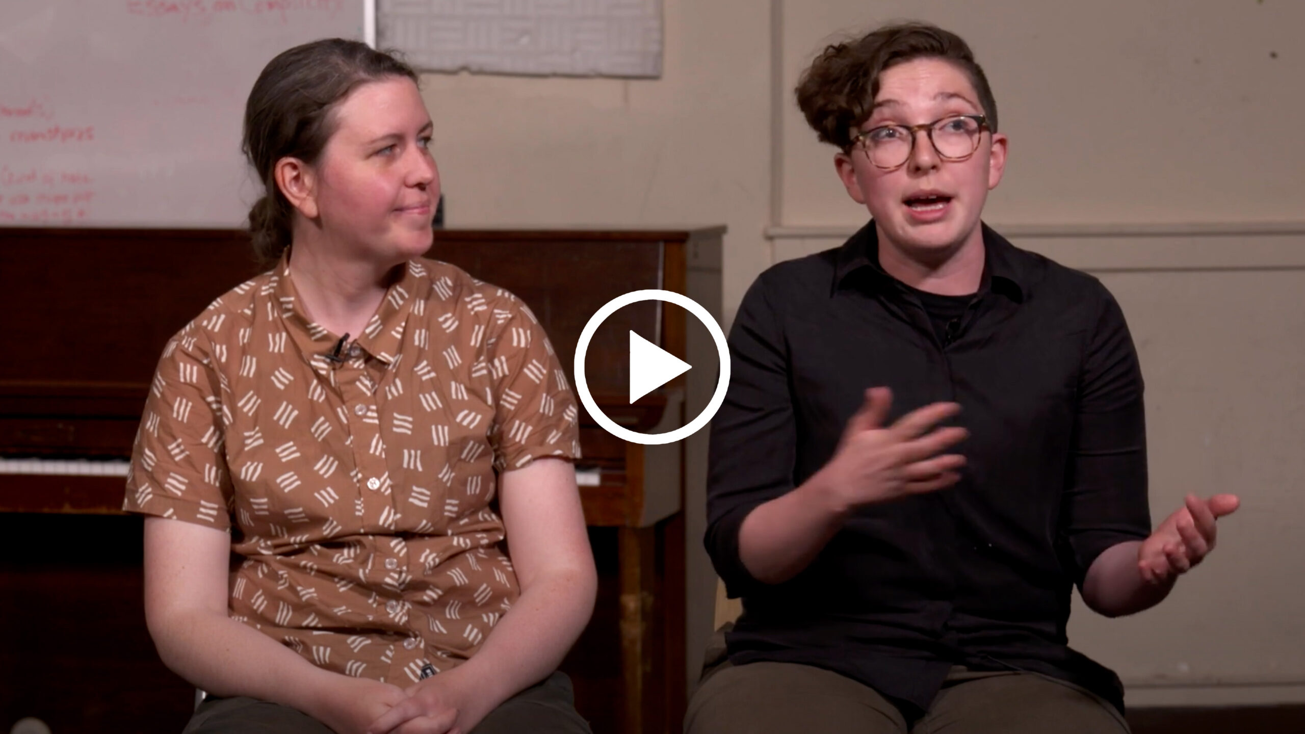 Dramaturg Rebecca Adelsheim ’22 and Director Alex Keegan ’22 discuss their years-long collaboration adapting Sarah Waters’ novel Affinity for the stage.
